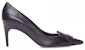 (W) SERGIO ROSSI Pam Stiletto Tumit Tinggi 'Hitam' A78950MFI9681000