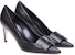 (W) SERGIO ROSSI Pam Stiletto Tumit Tinggi 'Hitam' A78950MFI9681000