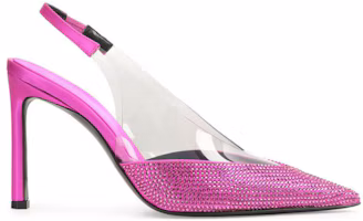Order (W) SERGIO ROSSI PVC Hak Runcing Stiletto 'Ungu' B01140MFI628110MULTI