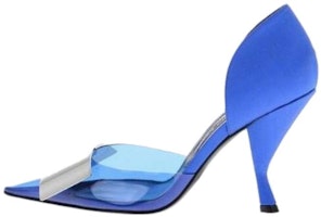 (Women) SERGIO ROSSI PVC Stiletto 'Blue Comfort' A99911MFI5874543 (Women) SERGIO ROSSI PVC Stiletto 'Blue Comfort' A99911MFI5874543
