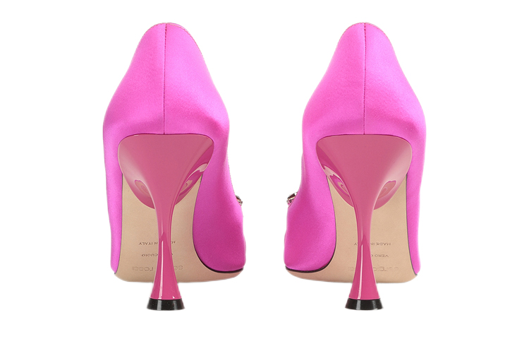 Shop (W) 塞尔吉奥·罗西 缎面高跟鞋 蓝紫色水晶扣 A92861MTEZ021205701