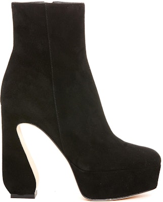 (Women) SERGIO ROSSI Sculpted Heel Platform Ankle Boots 'Black' A95630MCAM331000 Order (Women) SERGIO ROSSI Sculpted Heel Platform Ankle Boots 'Black' A95630MCAM331000