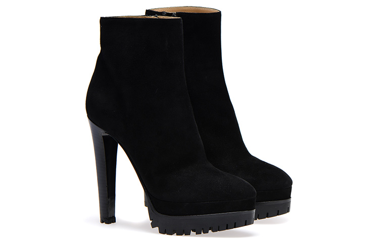 (W) SERGIO ROSSI Shana Boots 'Black Velvet Leather' 圖 2
