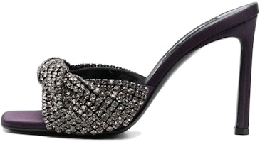 (Women) SERGIO ROSSI Slide Sandal 'Obsidian Black' B04400MFI6255343 (Women) SERGIO ROSSI Slide Sandal 'Obsidian Black' B04400MFI6255343