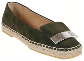 SERGIO ROSSI 羊皮 時尚套穿 休閒鞋 女款 深綠色 Lookbook SERGIO ROSSI 羊皮 時尚套穿 休閒鞋 女款 深綠色