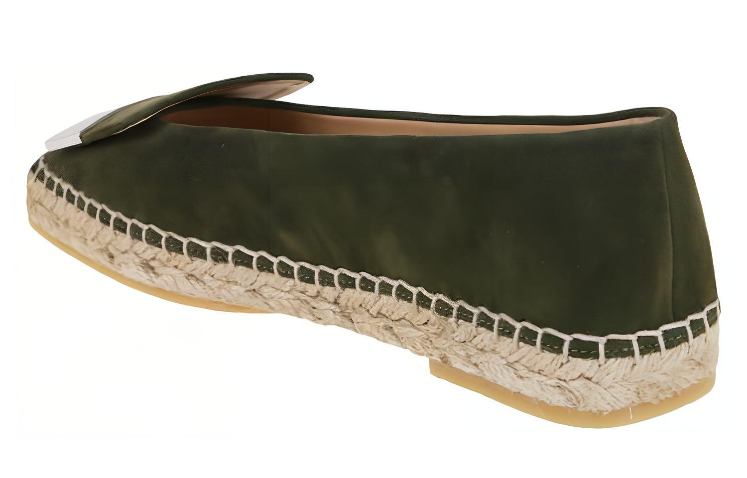 Shop (W) SERGIO ROSSI 深绿色懒人鞋 A94490MCAZ013518