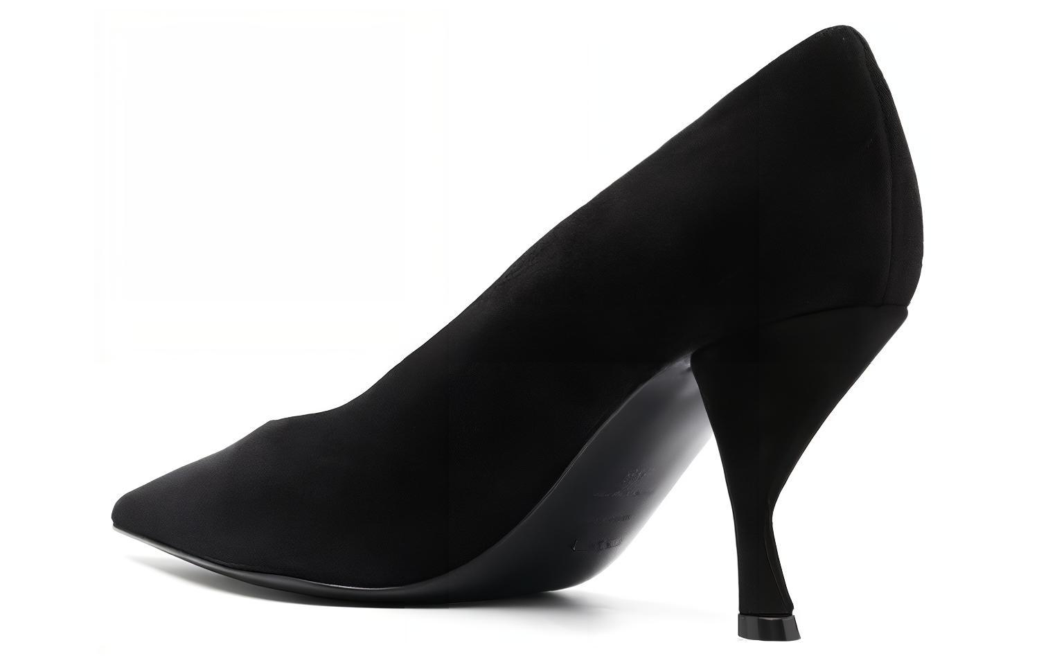 Purchase (W) （女性用）SERGIO ROSSI スリッポンレザーヒール 'ブラック' A9971MCAZ011101000 A9971MCAZ011101000