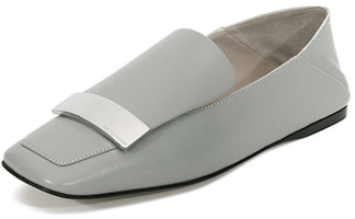 (W) SERGIO ROSSI Zapatos Planos de Piel con Punta Cuadrada 'Gris' A77990MNAN071541170 Order (W) SERGIO ROSSI Zapatos Planos de Piel con Punta Cuadrada 'Gris' A77990MNAN071541170