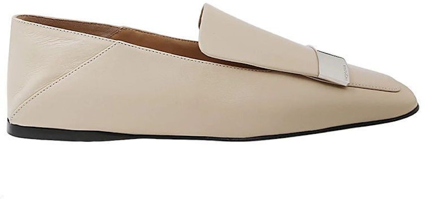 (Women) SERGIO ROSSI Square Toe Leather Loafers 'Beige' A77990MNAN079180170 Order (Women) SERGIO ROSSI Square Toe Leather Loafers 'Beige' A77990MNAN079180170