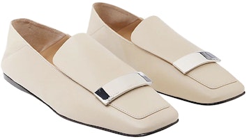 (W) SERGIO ROSSI Kasut Loafer Kulit Hujung Petak 'Beige' A77990MNAN079180170 Shop (W) SERGIO ROSSI Kasut Loafer Kulit Hujung Petak 'Beige' A77990MNAN079180170