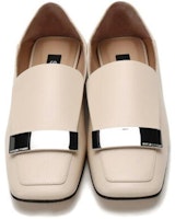 (W) SERGIO ROSSI Kasut Loafer Kulit Hujung Petak 'Beige' A77990MNAN079180170 Purchase (W) SERGIO ROSSI Kasut Loafer Kulit Hujung Petak 'Beige' A77990MNAN079180170