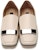 (W) SERGIO ROSSI Kasut Loafer Kulit Hujung Petak 'Beige' A77990MNAN079180170