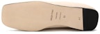 (W) SERGIO ROSSI Kasut Loafer Kulit Hujung Petak 'Beige' A77990MNAN079180170