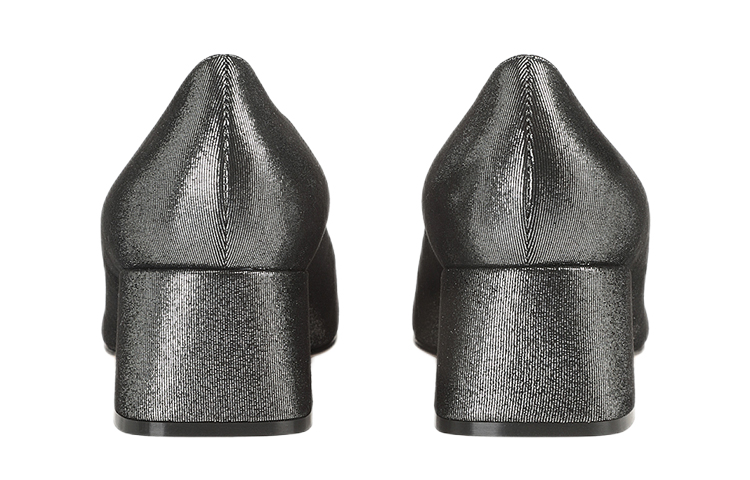 (W) SERGIO ROSSI Square Toe Mid-Heel Pump 'Charcoal Grey' 圖 4