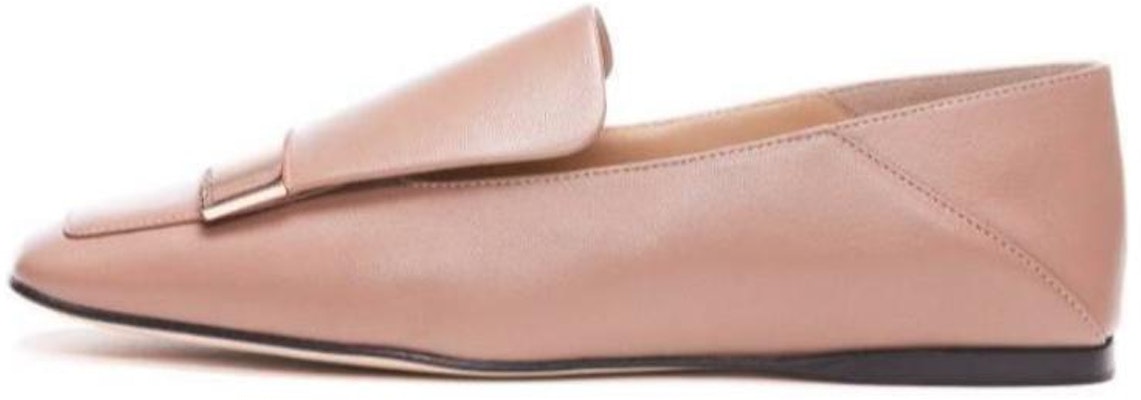 (Women) SERGIO ROSSI Square Toe Slip-On Flat 'Pink' A77990MNAN0757553 Buy (Women) SERGIO ROSSI Square Toe Slip-On Flat 'Pink' A77990MNAN0757553