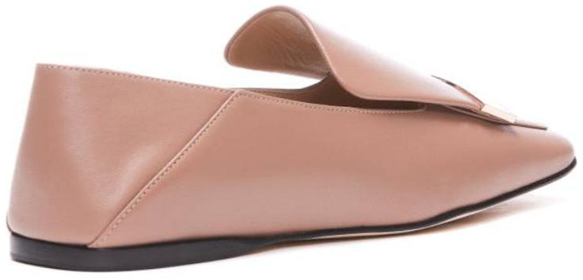 (W) SERGIO ROSSI Sepatu Slip-On Datar Ujung Kotak 'Pink' A77990MNAN0757553 Shop (W) SERGIO ROSSI Sepatu Slip-On Datar Ujung Kotak 'Pink' A77990MNAN0757553