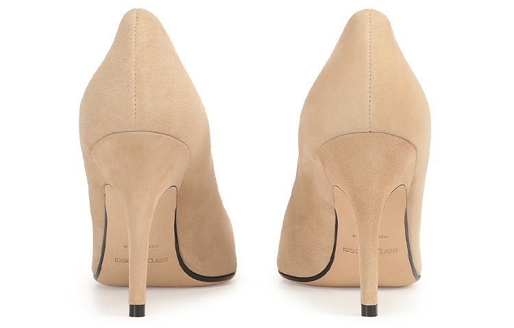 (W) SERGIO ROSSI SR1 'Beige Leather High-Heels' 圖 4