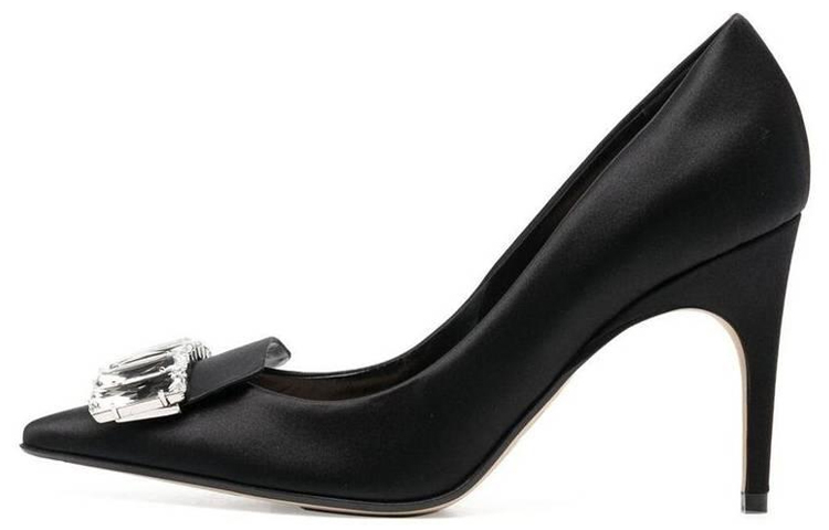 Buy (W) SERGIO ROSSI Sr1 'Sepatu Hak Runcing Kulit Hitam' A81782MFN1741498110