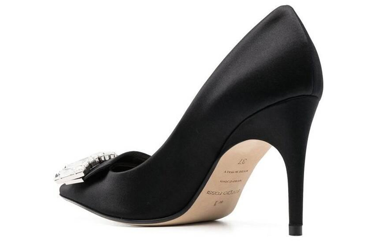 Lookbook (W) SERGIO ROSSI Sr1 'Sepatu Hak Runcing Kulit Hitam' A81782MFN1741498110