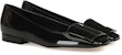 (W) SERGIO ROSSI SR1 'Kulit Hitam Berkilat' A83770MFI4801101000