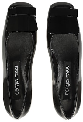 (W) SERGIO ROSSI SR1 'Kulit Hitam Berkilat' A83770MFI4801101000 Lookbook (W) SERGIO ROSSI SR1 'Kulit Hitam Berkilat' A83770MFI4801101000