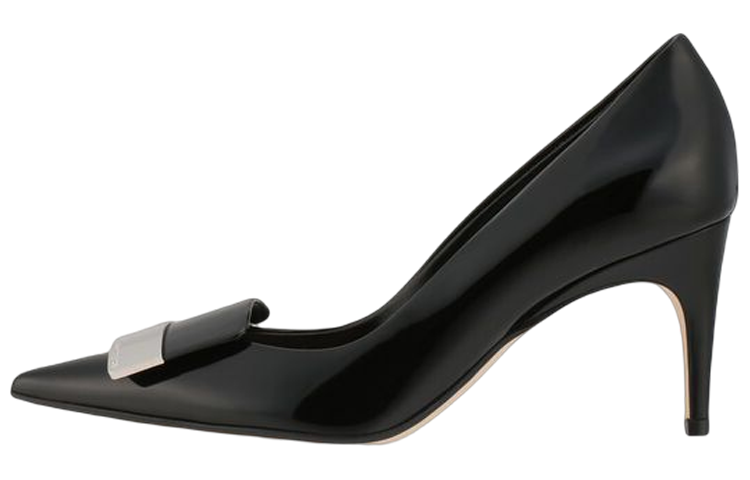 (Women) SERGIO ROSSI SR1 'Black Patent Leather Pumps' A78950MVIV01110100