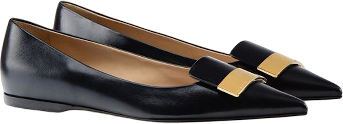 (Women) SERGIO ROSSI SR1 'Black Pointed Ballet Flats' A78960MAGN051000170 Order (Women) SERGIO ROSSI SR1 'Black Pointed Ballet Flats' A78960MAGN051000170