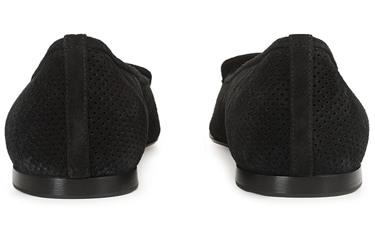 (W) SERGIO ROSSI SR1 'Black Velvet Leather Flats' 圖 4