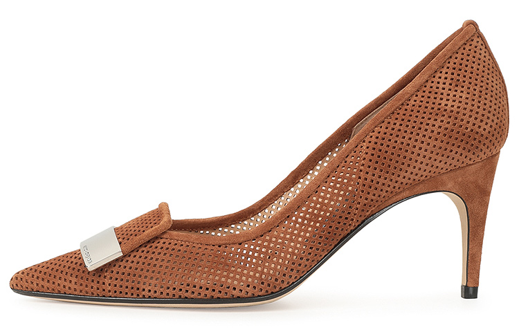 (W) SERGIO ROSSI SR1 'Brown Fashion High Heels'