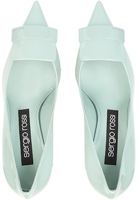 (W) SERGIO ROSSI SR1 'Kulit Hijau Patent' A78950MFI4801103119 Lookbook (W) SERGIO ROSSI SR1 'Kulit Hijau Patent' A78950MFI4801103119