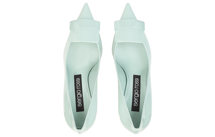 Lookbook (W) SERGIO ROSSI SR1 'Cuero Charol Verde' A78950MFI4801103119