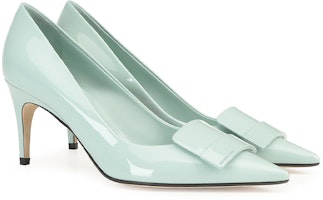 (W) SERGIO ROSSI SR1 绿色漆皮鞋 A78950MFI4801103119 Shop (W) SERGIO ROSSI SR1 绿色漆皮鞋 A78950MFI4801103119