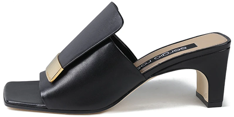 (Women) SERGIO ROSSI Sr1 Black Leather Square-Toe Slip-On Loafers for Women A81700MNAN071000110 Buy (Women) SERGIO ROSSI Sr1 Black Leather Square-Toe Slip-On Loafers for Women A81700MNAN071000110