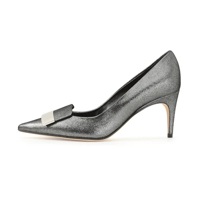 (W) SERGIO ROSSI SR1 High Heel 'Silver Grey'