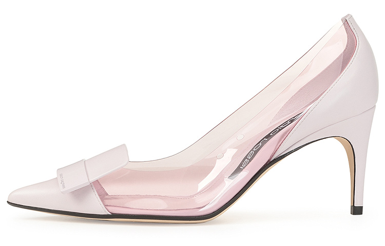 (W) SERGIO ROSSI SR1 High Heels 'Pink Leather'