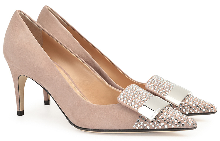 (W) SERGIO ROSSI SR1 High Heels 'Pink Velvet' 圖 2