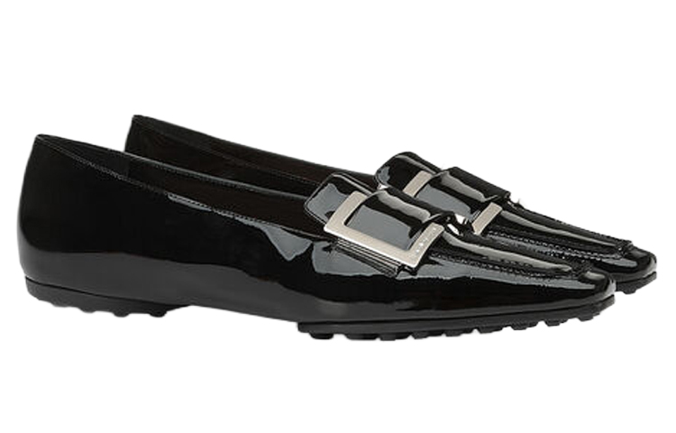 (W) SERGIO ROSSI SR20 'Black Patent Leather Flats' 圖 2