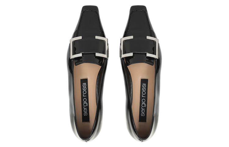 (W) SERGIO ROSSI SR20 'Black Patent Leather Flats' 圖 3