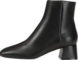 (Women) SERGIO ROSSI sr Alicia 'Black Leather Ankle Boots' A91220MNAN073101000 (Women) SERGIO ROSSI sr Alicia 'Black Leather Ankle Boots' A91220MNAN073101000
