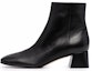 Buy (W) 세르지오 로시 알리샤 블랙 레더 앵클 부츠 A91220MNAN071000