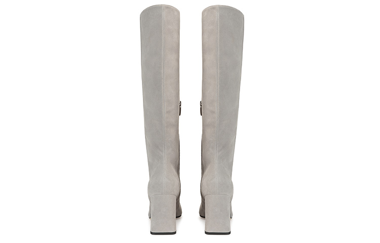 (W) SERGIO ROSSI SR Alicia High 'Grey Velvet Leather' 圖 4