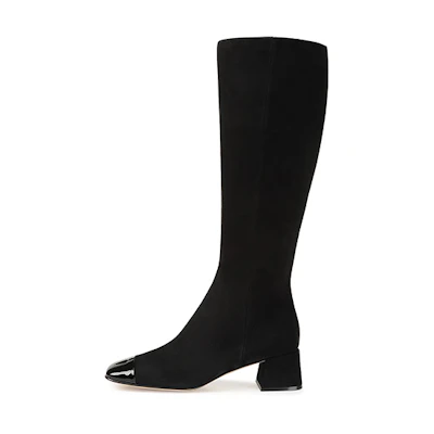 (W) SERGIO ROSSI SR Alicia High Boot 'Black Velvet'