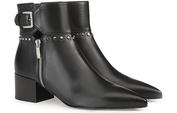 (W) SERGIO ROSSI SR Alyssa 'Black Leather Ankle Boot' 圖 2