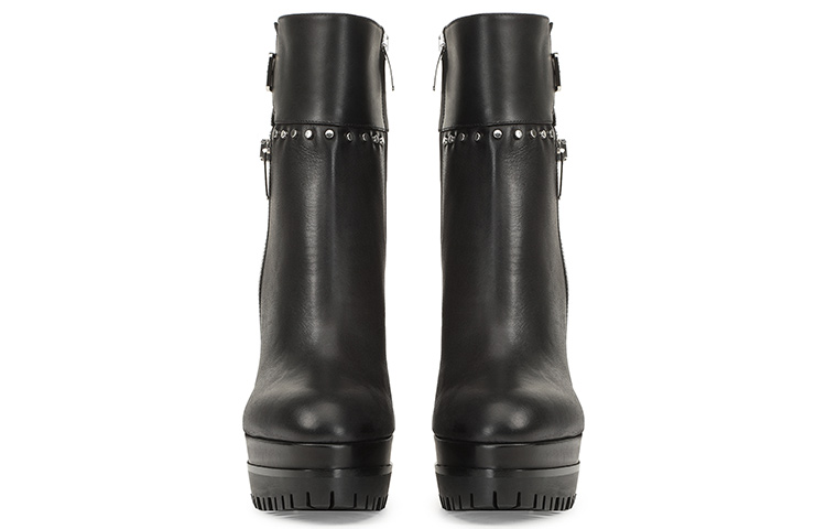 (W) SERGIO ROSSI SR Alyssa 'Black Leather Booties' 圖 3