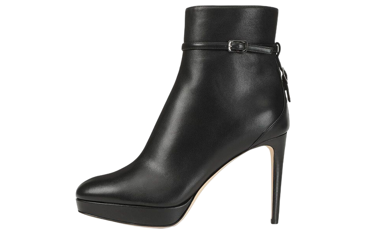 Buy (W) SERGIO ROSSI SR Chris 'Boot Kulit Platform Hitam Ankle' A95730MNAN071311000