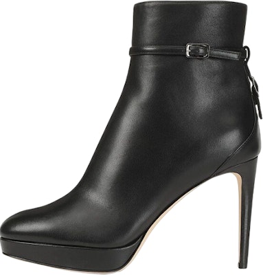 (W) SERGIO ROSSI SR Chris 'Boot Hitam Kulit Platform' A95730MNAN071311000 Buy (W) SERGIO ROSSI SR Chris 'Boot Hitam Kulit Platform' A95730MNAN071311000