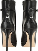 (W) SERGIO ROSSI SR Chris 'Boot Kulit Platform Hitam Ankle' A95730MNAN071311000 Shop (W) SERGIO ROSSI SR Chris 'Boot Kulit Platform Hitam Ankle' A95730MNAN071311000