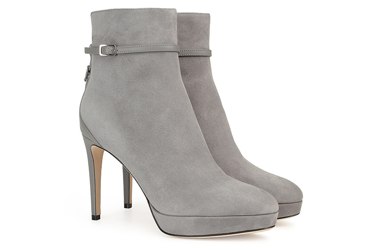 (W) SERGIO ROSSI SR Chris Bootie 'Grey Suede' 圖 2