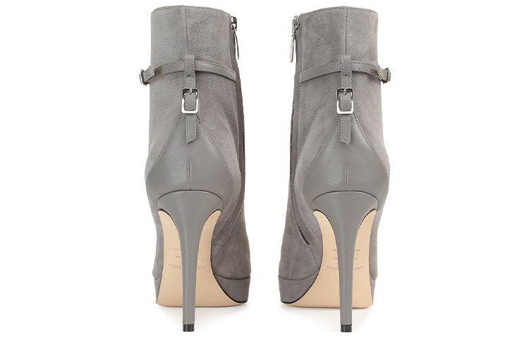 (W) SERGIO ROSSI SR Chris Bootie 'Grey Suede' 圖 4