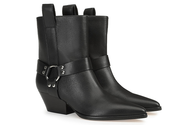 (W) SERGIO ROSSI SR Janye Bootie 'Black Velvet' 圖 2